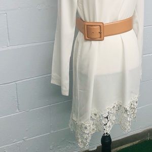 NWT - Golden Hawk White Lace Dress